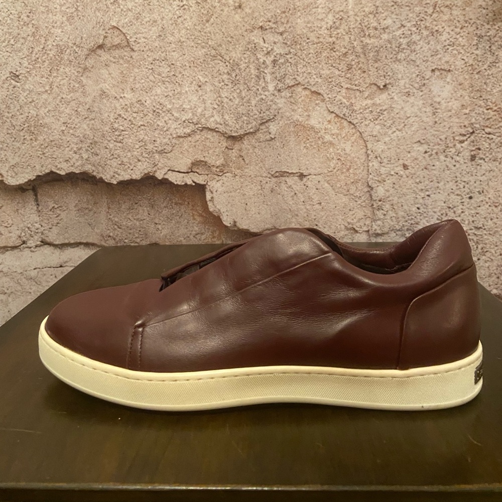 Peter Kaiser Leather Maroon Sneakers
